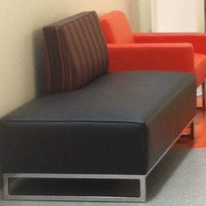 ottoman with back - price on enquiry