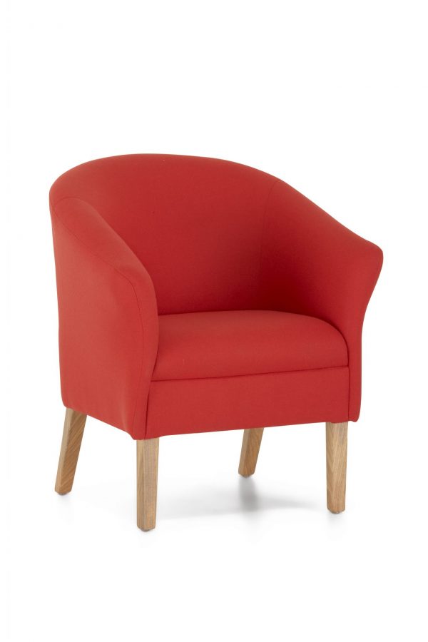 #nzmadeday - virgo tub chair - wooden leg - price on enquiry