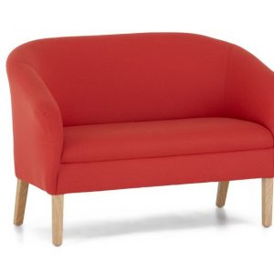 virgo tub 2 seater sofa - wooden leg - price on enquiry
