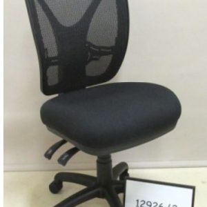 Evolve Mesh Back Heavy Duty with Black fabric seat