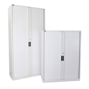 HUGE SALE - Tambour Door Cabinet 750h x 1200w x 463D - run out sale item - Flatpacked item